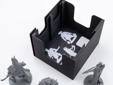 Rising Sun board game organizer by ammedia3d tabletop board game inserts sku RSN001 3D Print Model