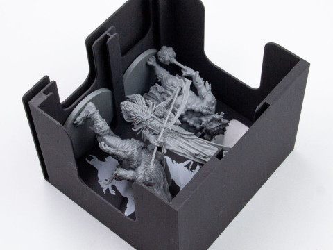 Rising Sun board game organizer by ammedia3d tabletop board game inserts sku RSN001 3D Принт Модель