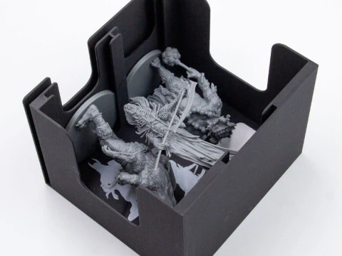 Rising Sun board game organizer by ammedia3d tabletop board game inserts sku RSN001 3D Print Model