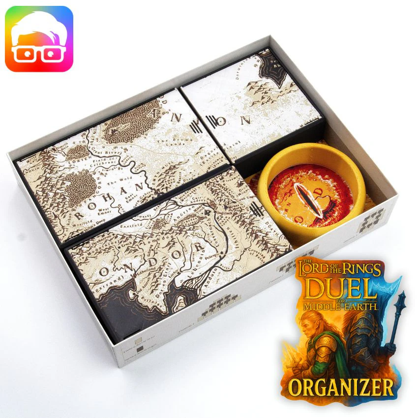 Lord of the Rings Duel for Middle earth board game organizer by ammedia3d 3D Print Model .c4d .max .obj .3ds .fbx .stl .blend