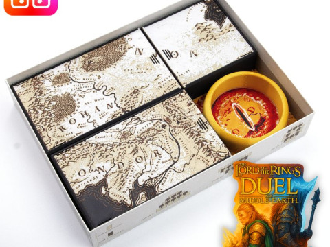 Lord of the Rings Duel for Middle earth board game organizer by ammedia3d Model do druku 3D