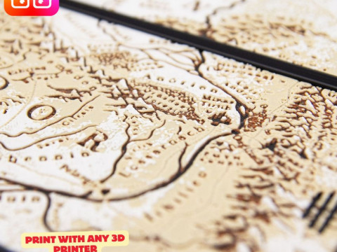 Lord of the Rings Duel for Middle earth board game organizer by ammedia3d 3D Druckmodell