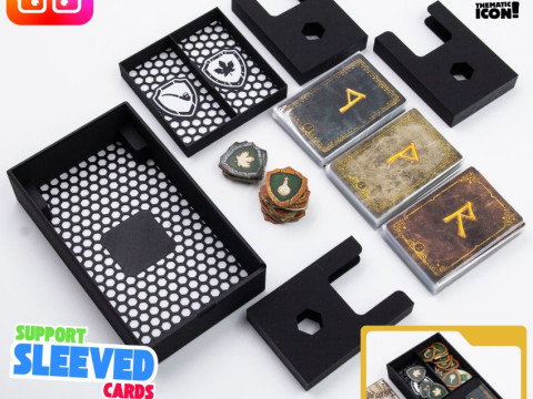 Lord of the Rings Duel for Middle earth board game organizer by ammedia3d 3D Druckmodell