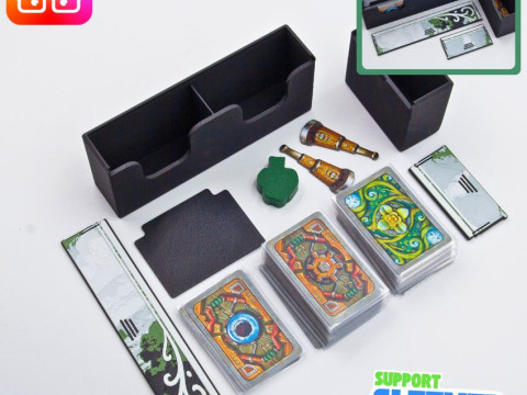 Planta Nubo board game organizer by ammedia3d Modelo de impresión 3D