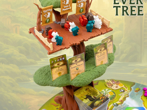 Everdell Tree 3d Printable Replacement for the Original Cardboard Ever Tree by ammedia3d 3D printmodel