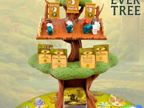 Everdell Tree 3d Printable Replacement for the Original Cardboard Ever Tree by ammedia3d 3D printmodel