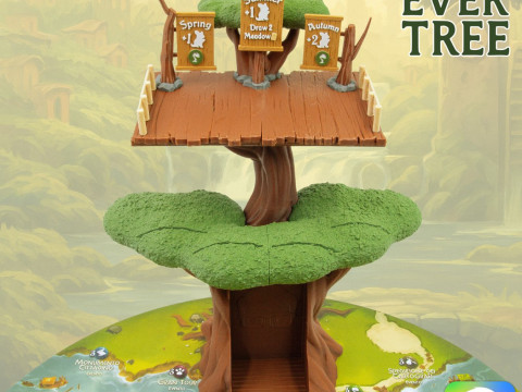 Everdell Tree 3d Printable Replacement for the Original Cardboard Ever Tree by ammedia3d 3D printmodel