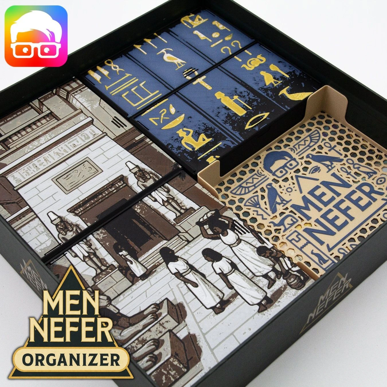 Men Nefer retail ed board game organizer by ammedia3d 3D Print Model .c4d .max .obj .3ds .fbx .stl .blend 