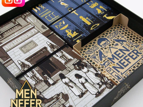 Men Nefer 小売版ボードゲーム オーガナイザー by ammedia3d 3Dプリントモデル