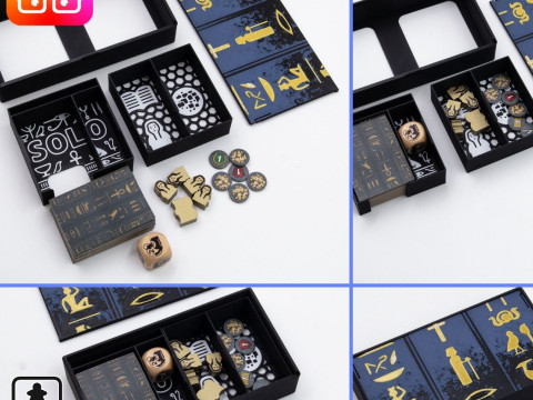 Men Nefer ammedia3d'den perakende satış masa oyunu organizatörü 3D Baskı Modeli