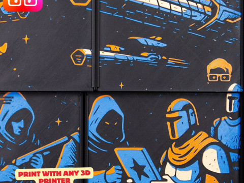 Organizzatore di giochi da tavolo Arcs Retail ed di ammedia3d Modello di stampa 3D