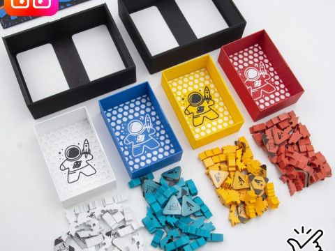 Organizzatore di giochi da tavolo Arcs Retail ed di ammedia3d Modello di stampa 3D