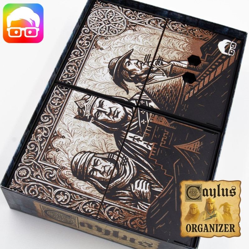 Caylus 棋盘游戏组织器,作者:ammedia3d 3D 打印模型 .c4d .max .obj .3ds .fbx .stl .blend