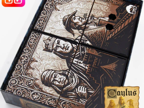 Organizador de jogos de tabuleiro Caylus por ammedia3d Modelo de Impressão 3D