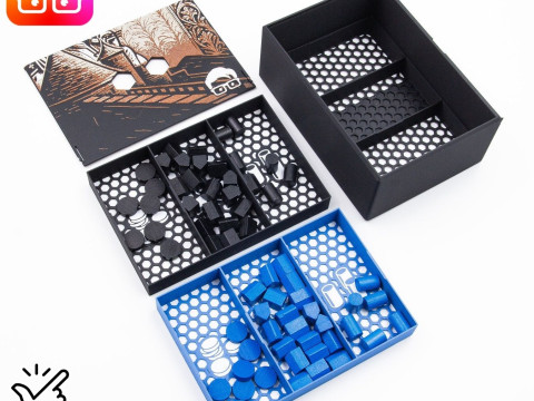 Caylus 棋盘游戏组织器，作者：ammedia3d 3D 打印模型