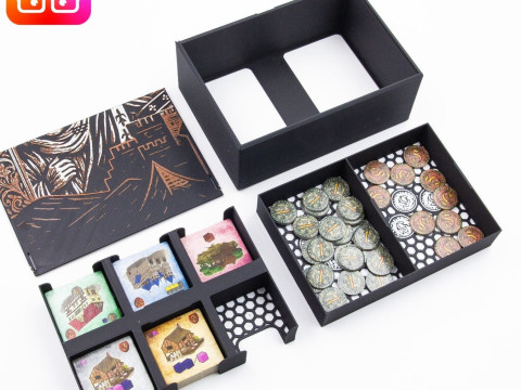 Caylus 棋盘游戏组织器，作者：ammedia3d 3D 打印模型