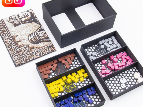 Caylus 棋盘游戏组织器，作者：ammedia3d 3D 打印模型