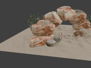 Desert Arch 3D मॉडल