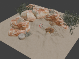 Desert Arch 3D मॉडल