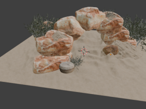 Desert Arch 3D मॉडल