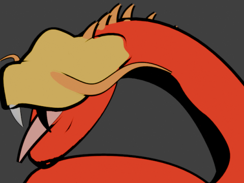 Dragon Cartoon 3D Model