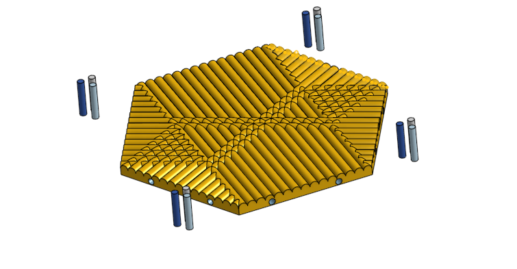 Echo Canceling Panels 3D Print Model .c4d .max .obj .3ds .fbx .stl .blend