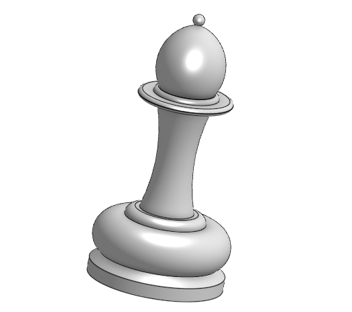 Chess Pawn 3D 打印模型 .c4d .max .obj .3ds .fbx .stl .blend