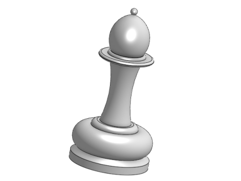 Chess Pawn 3D Print Model
