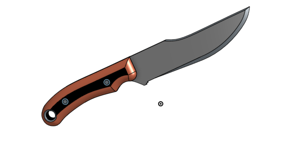 Knife Tactical 3Dプリントモデル .c4d .max .obj .3ds .fbx .stl .blend