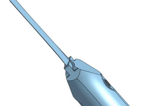 Knife Tactical 3Dプリントモデル