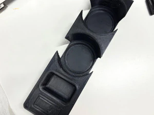 B M W E36 PORTAVASOS CUP HOLDER - DISEO 2 VASOS CON MONEDERO Y PARA BOTON 3D Print Model