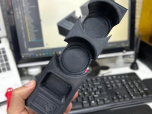 B M W E36 PORTAVASOS CUP HOLDER - DISEO 2 VASOS CON MONEDERO Y PARA BOTON 3D Print Model
