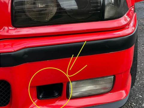 B M W E36 Ducto de Aire para Bumper M - 72MM Y 50MM - 2 VERSIONES Air Duct 3D Print Model