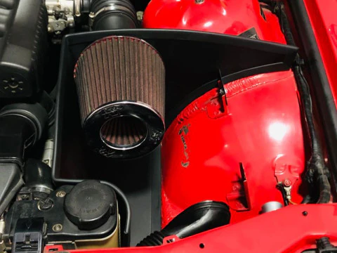 B M W E36 Cold Air Intake Escudo T&eacute;rmico para Filtro de alto fluxo Modelo de Impressão 3D