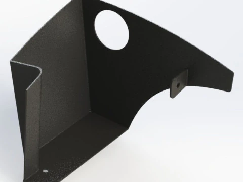 B M W E36 Cold Air Intake Escudo T&eacute;rmico para Filtro de alto fluxo Modelo de Impressão 3D