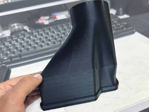 B M W E36 Condotto di refrigerazione per alternatore E36 Air Flow Alternator Cooling Modello di stampa 3D