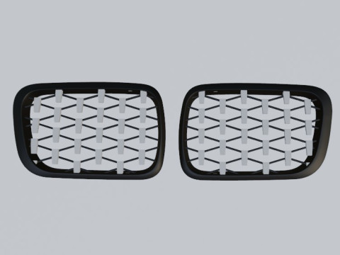 B M W E36 Recambio de Rejilla Delantera Rionera para e36 Series PRE - POST - Derecha e Izquierda Modelo de Impressão 3D