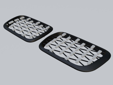 B M W E36 Recambio de Rejilla Delantera Rionera para e36 Series PRE - POST - Derecha e Izquierda Modelo de Impressão 3D
