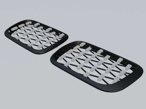 B M W E36 Recambio de Rejilla Delantera Rionera para e36 Series PRE - POST - Derecha e Izquierda 3D Print Model