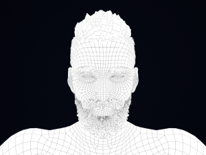 Realistic Male Hair Low-poly 3D मॉडल