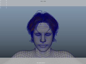 Realistic Male Hair Low-poly Modello 3D