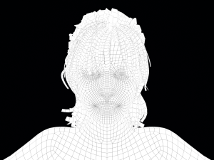 Realistic Male Hair Low-poly 3D मॉडल