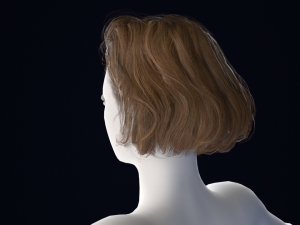 Realistic Male Hair Low-poly 3D 模型