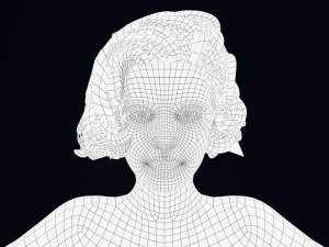 Realistic Male Hair Low-poly 3D 模型