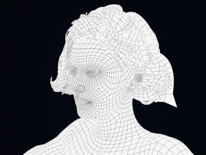Realistic Male Hair Low-poly 3D 模型