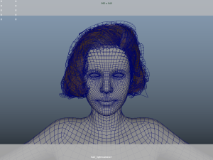 Realistic Male Hair Low-poly 3D 模型