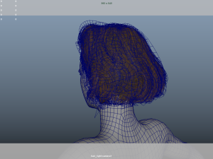 Realistic Male Hair Low-poly 3D 模型