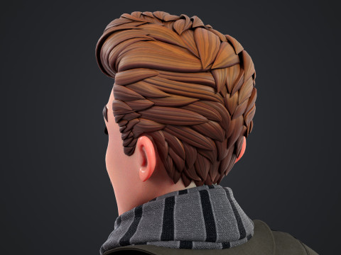 Cartoon Man Rigged Modèle 3D