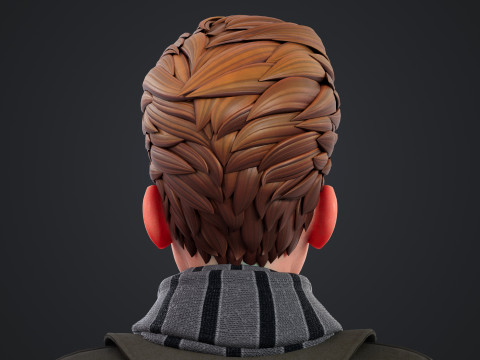 Cartoon Man Rigged Modèle 3D