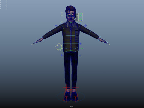 Cartoon Man Rigged Modèle 3D